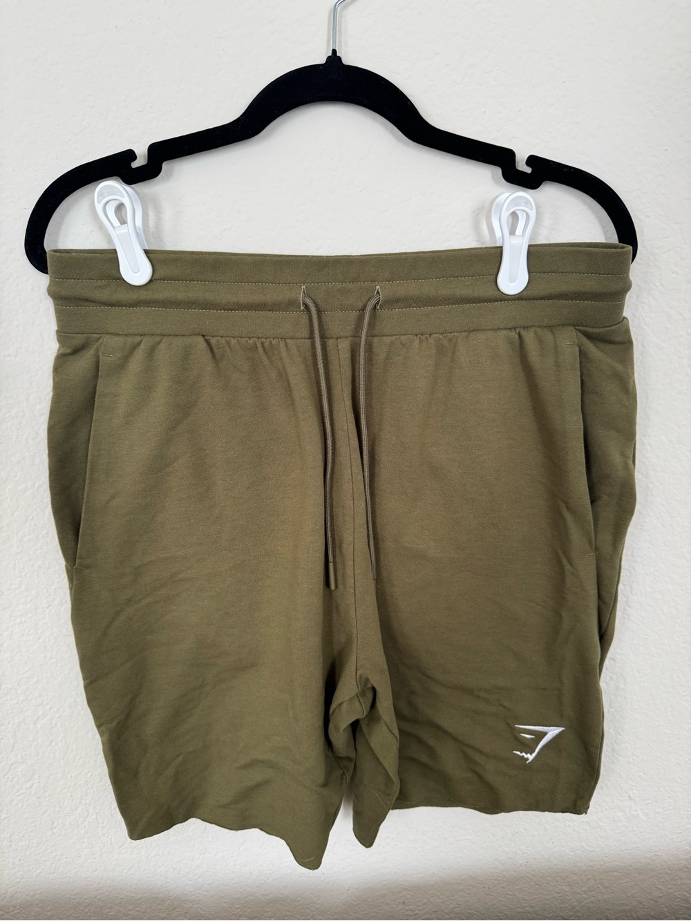 Gymshark Olive Athletic Drawstring Shorts